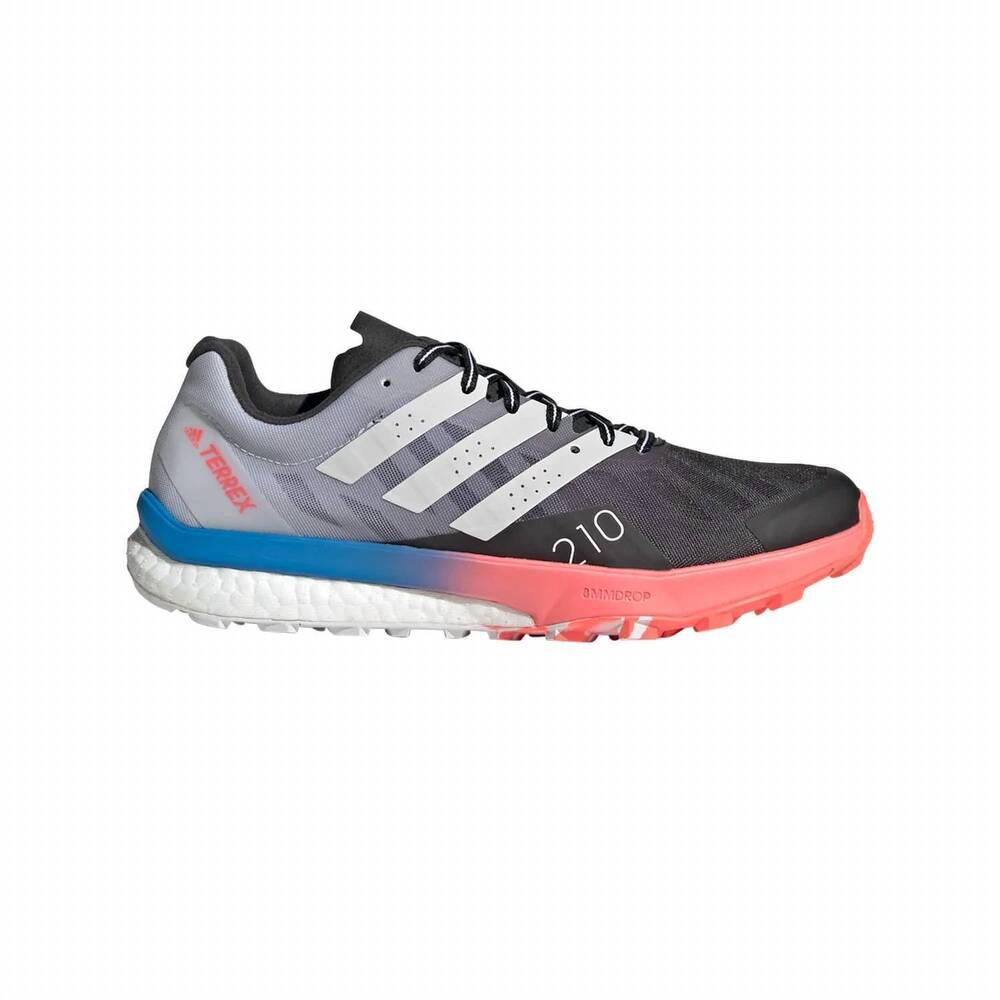 NEW ADIDAS women's terrex speed ultra trail shoes in core black crystal white tu